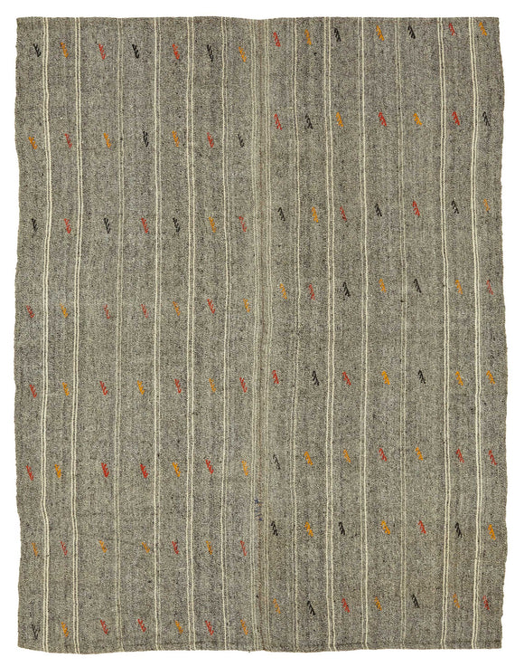 6x8 Vintage Anatolian Kilim Rug - 47252