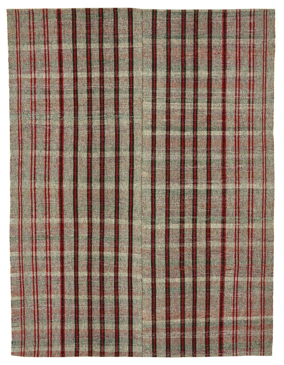 7x9 Vintage Anatolian Kilim Rug - 47255