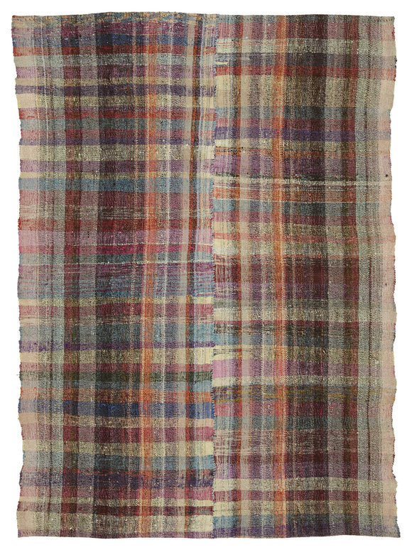 6x8 Vintage Turkish Flatweave Kilim - 47264