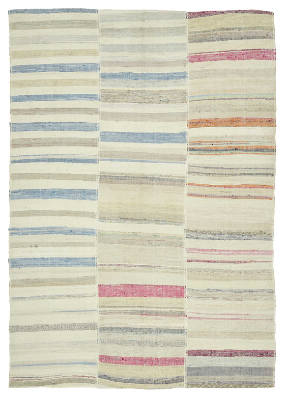 6x9 Vintage Turkish Flatweave Kilim - 47270