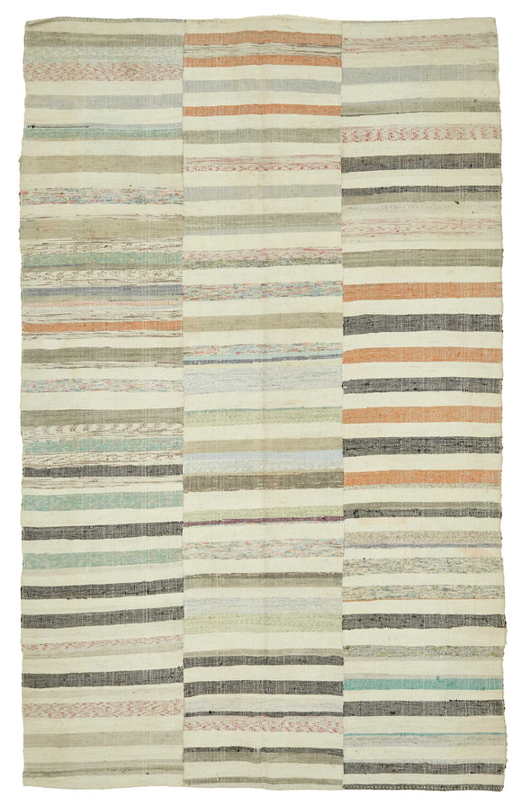 6x10 Vintage Turkish Flatweave Kilim - 47271