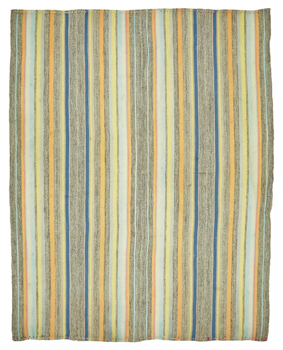 6x7 Vintage Turkish Flatweave Kilim - 47273