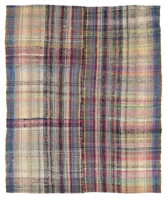 6x8 Vintage Turkish Flatweave Kilim - 47278