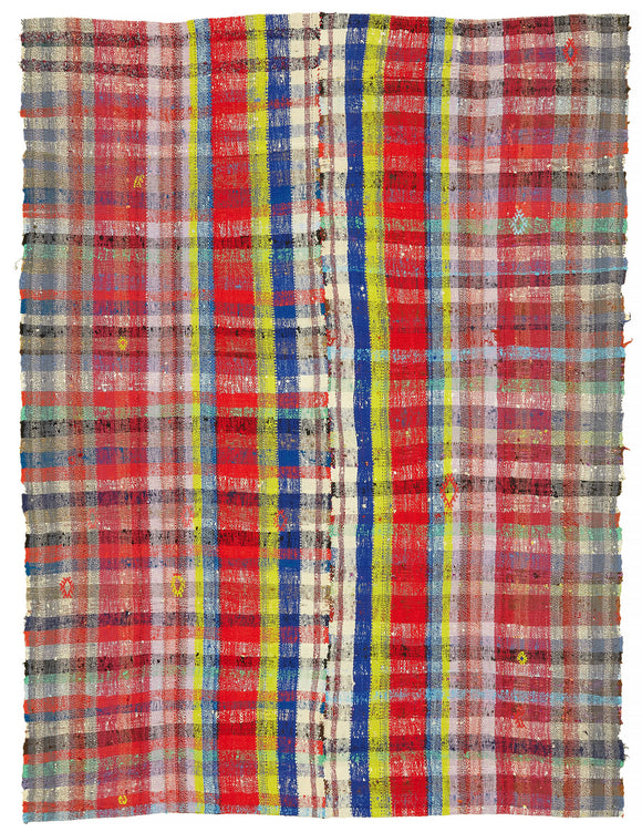 6x9 Vintage Turkish Flatweave Kilim - 47285