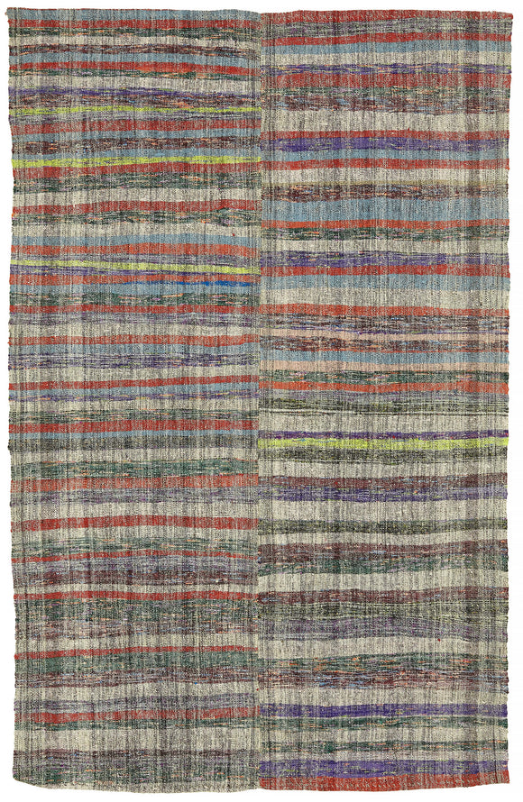 6x9 Vintage Turkish Flatweave Kilim - 47299