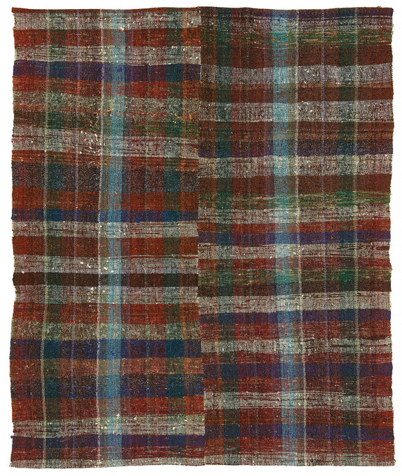 7x8 Vintage Turkish Flatweave Kilim - 47300