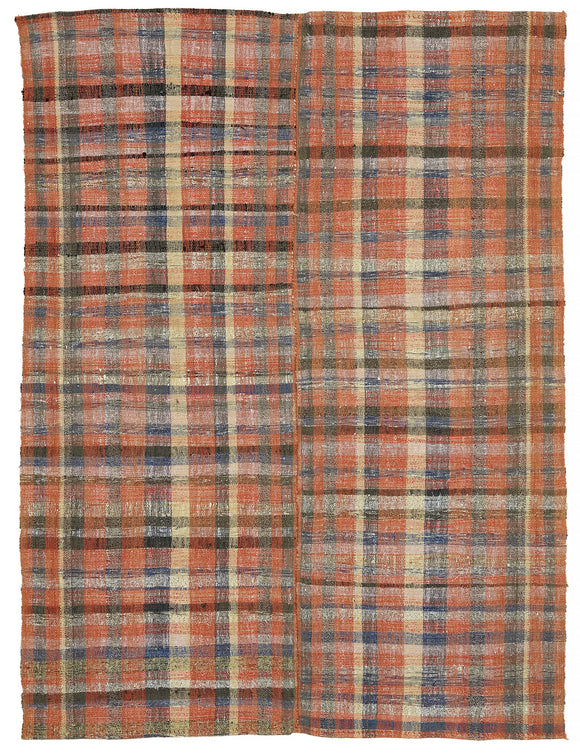 6x8 Vintage Turkish Flatweave Kilim - 47304