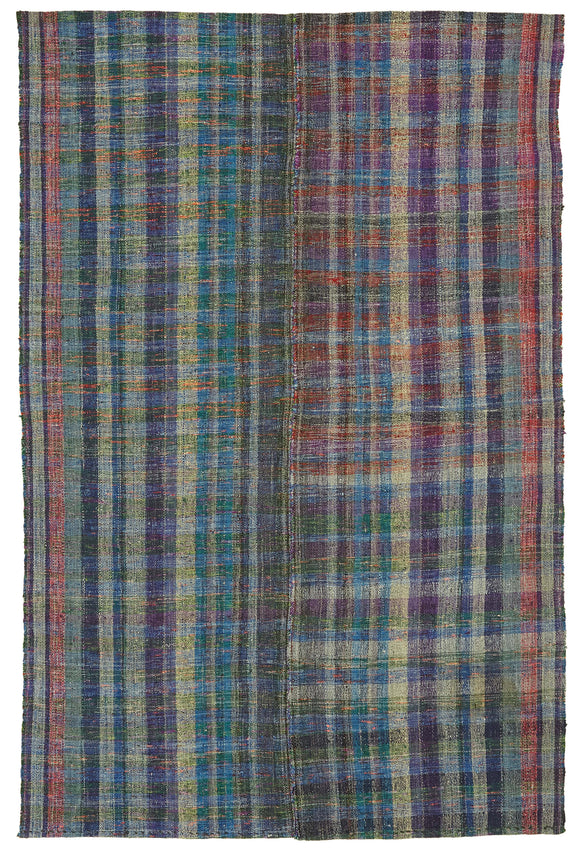 5x8 Vintage Turkish Flatweave Kilim - 47311