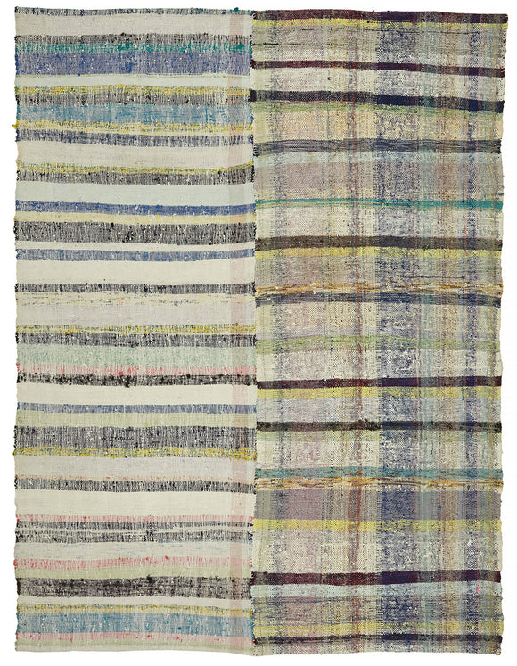 6x8 Vintage Turkish Flatweave Kilim - 47332