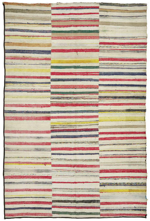 7x11 Vintage Turkish Flatweave Kilim - 47338