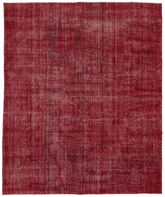 8x10 Red Overdyed Rug - 47490