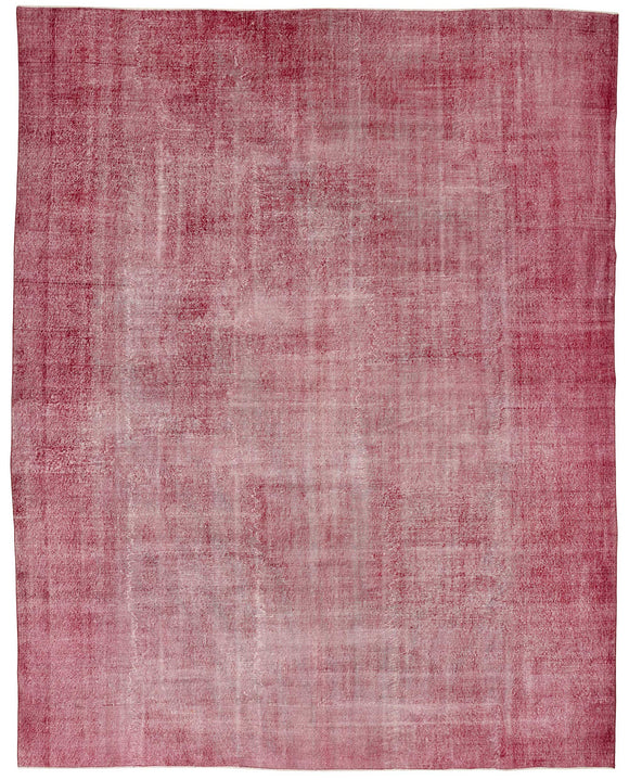 10x13 Red Overdyed Large Area Rug - 47496