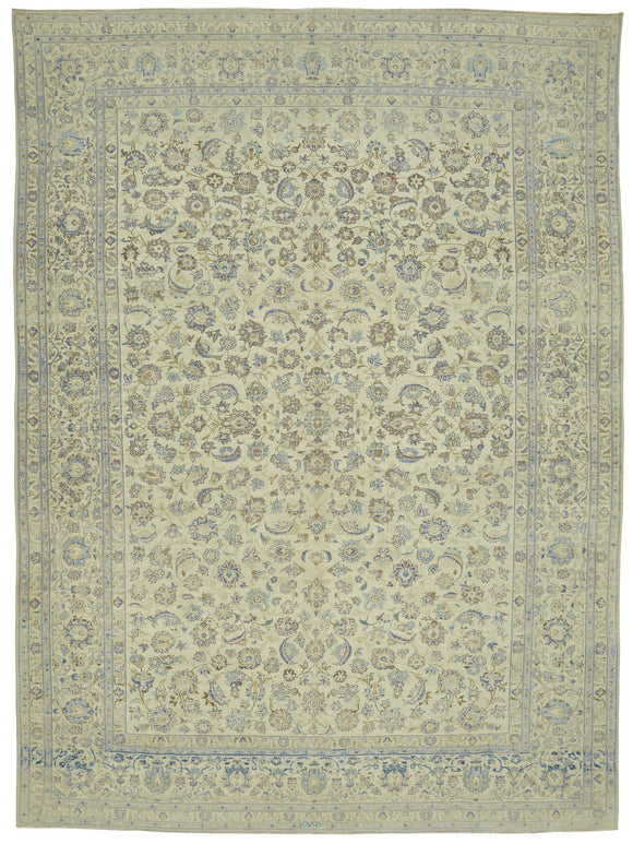 9x13 Beige Vintage Large Area Rug - 47501