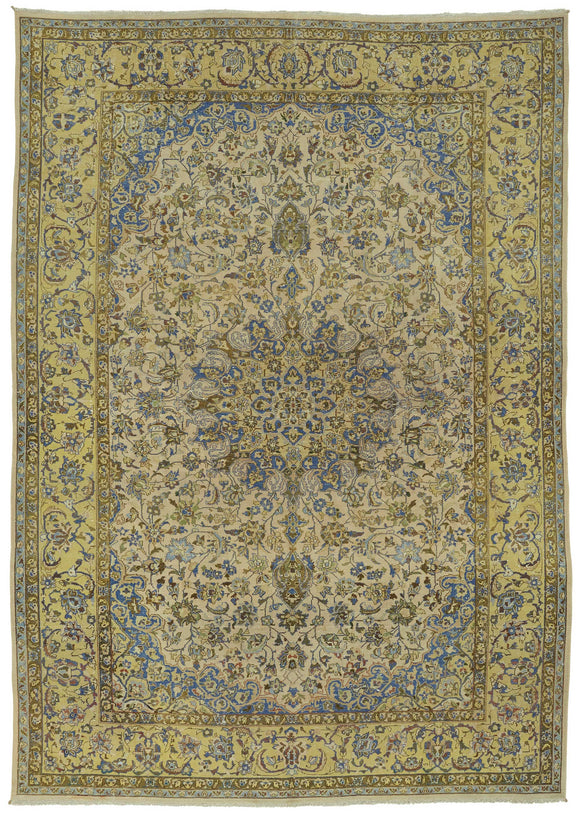 9x13 Beige Vintage Large Area Rug - 47508
