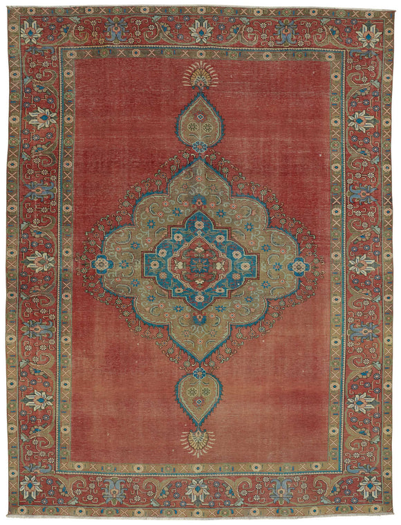 9x14 Red Vintage Large Area Rug - 47509