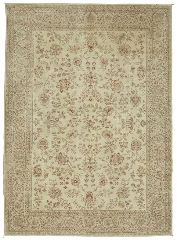 9x13 Beige Vintage Large Area Rug - 47511