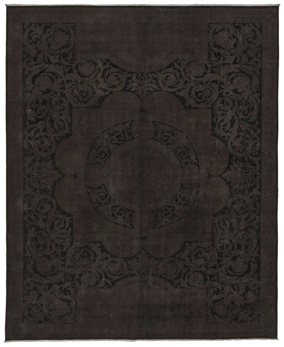 8x10 Black Overdyed Rug - 47520