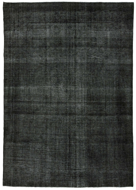 9x13 Black Overdyed Rug - 47521