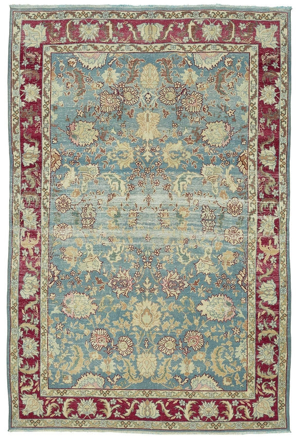 8x12 Beige Vintage Large Area Rug - 47674