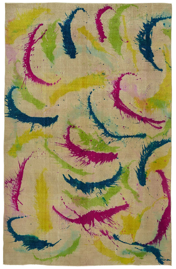 7x11 Multicolor Vintage Large Area Rug - 47676