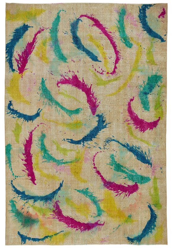 8x12 Multicolor Vintage Large Area Rug - 47677