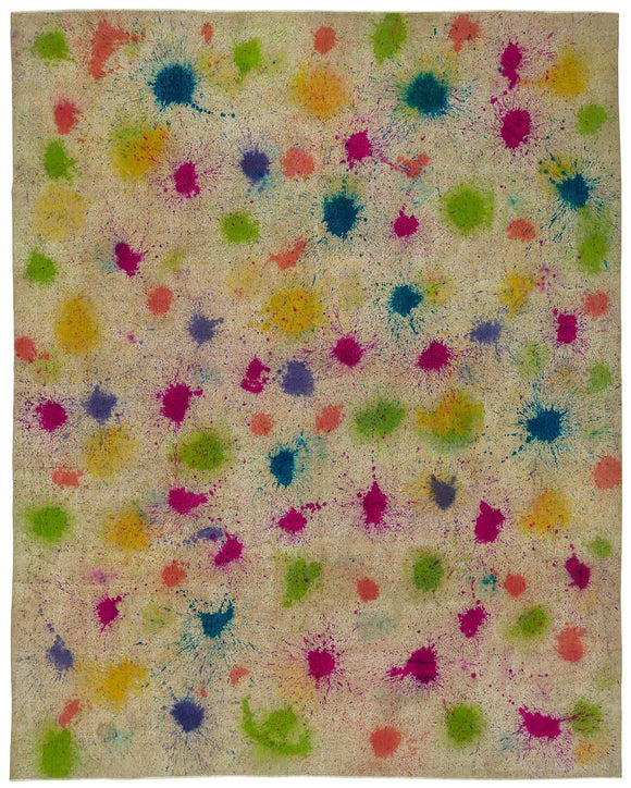 10x12 Multicolor Vintage Large Area Rug - 47679