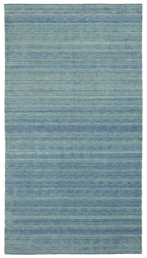 6x11 Blue Oriental Oushak Rug - 47693