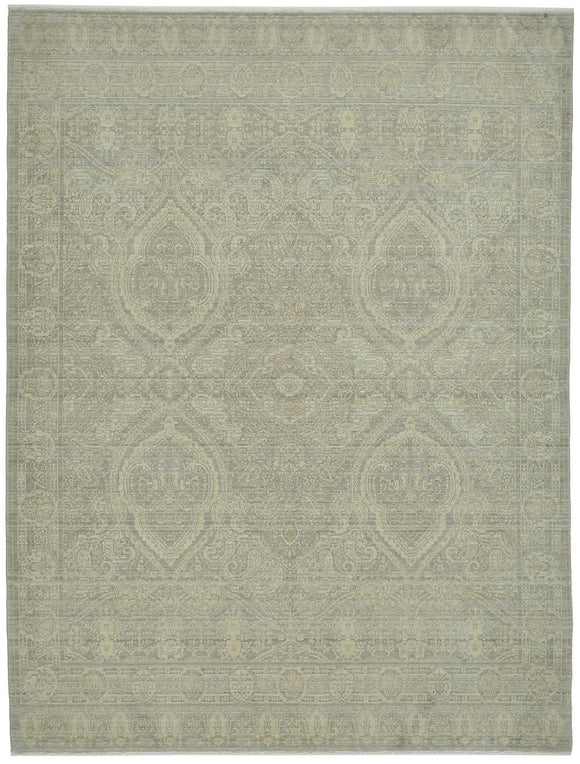 8x10 Grey Oriental Oushak Rug - 47714