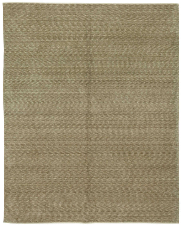 8x10 Brown Oriental Oushak Rug - 47718