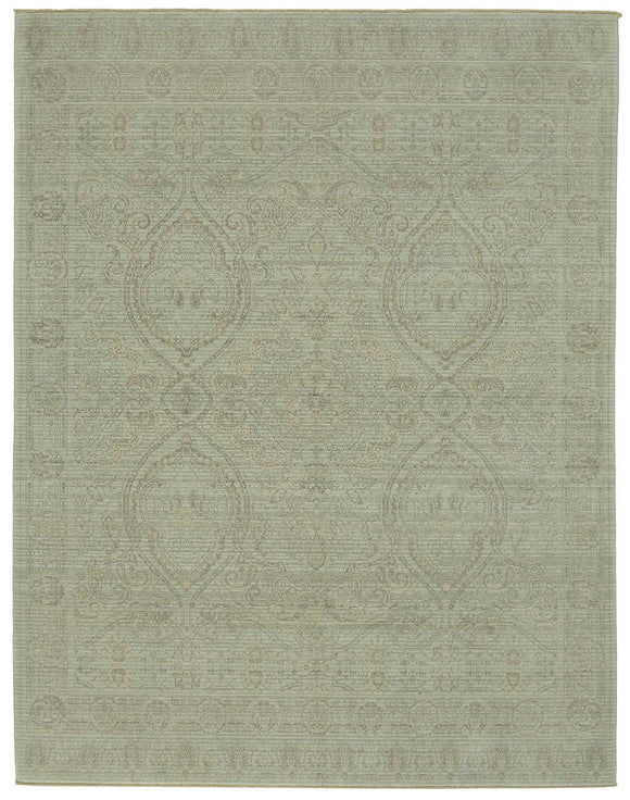 8x10 Grey Oriental Oushak Rug - 47730