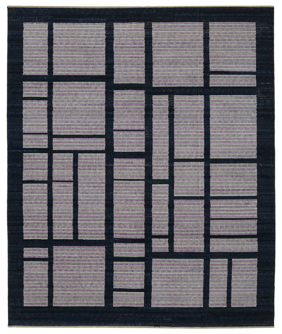 8x9 Purple Oriental Oushak Rug - 47745