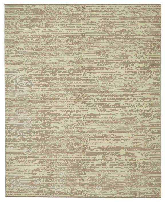8x10 Beige Oriental Oushak Rug - 47749