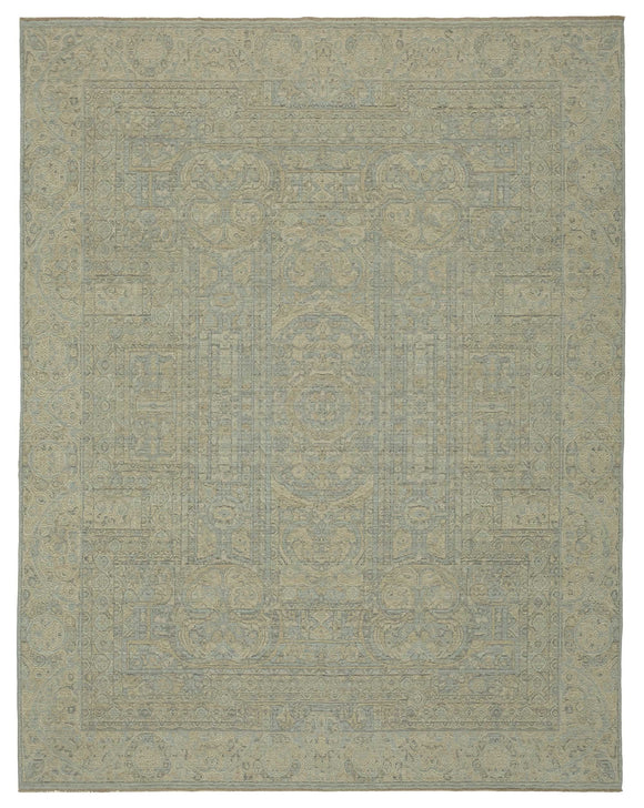 9x11 Grey Oriental Oushak Rug - 47756