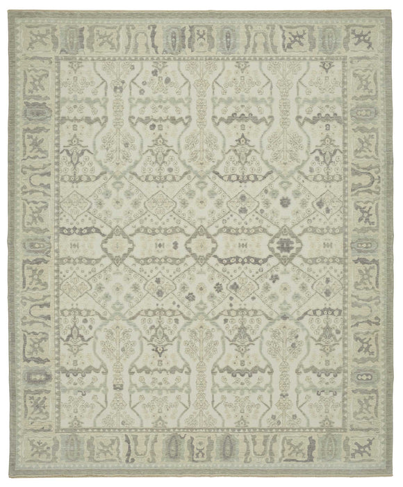 10x12 Beige Oriental Oushak Rug - 47765