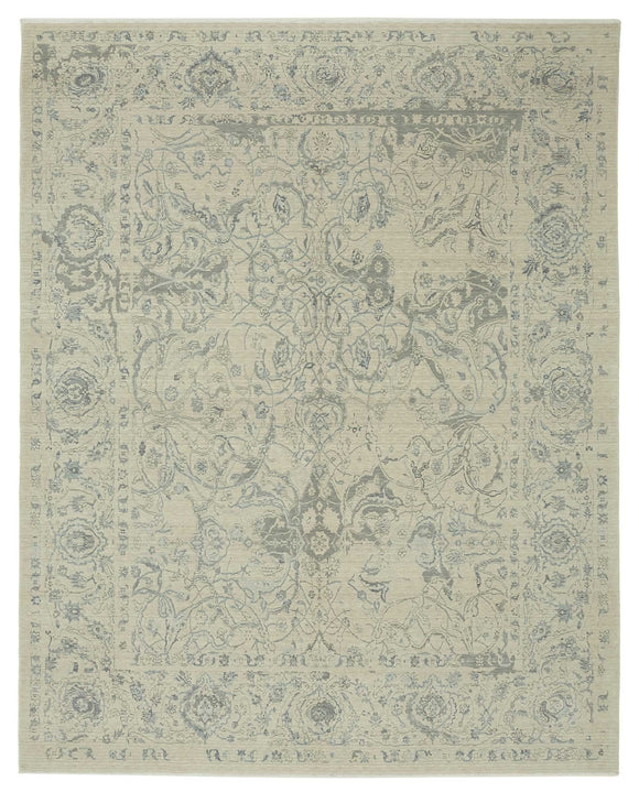 9x12 Beige Oriental Oushak Rug - 47768