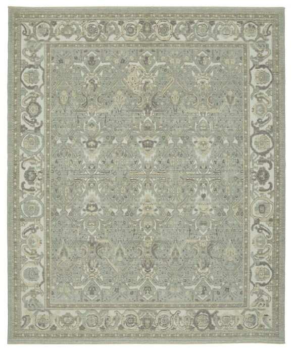 9x12 Grey Oriental Oushak Rug - 47775