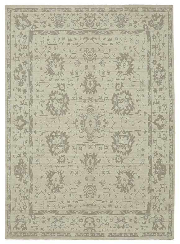 9x12 Beige Oriental Oushak Rug - 47777