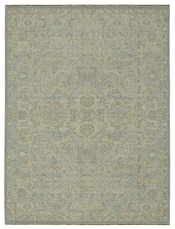 8x11 Beige Oriental Oushak Rug - 47778