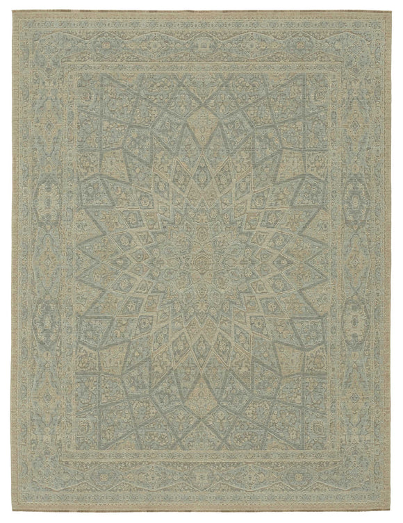 8x11 Beige Oriental Oushak Rug - 47779