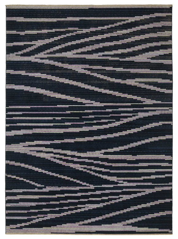 8x11 Purple Oriental Oushak Rug - 47784