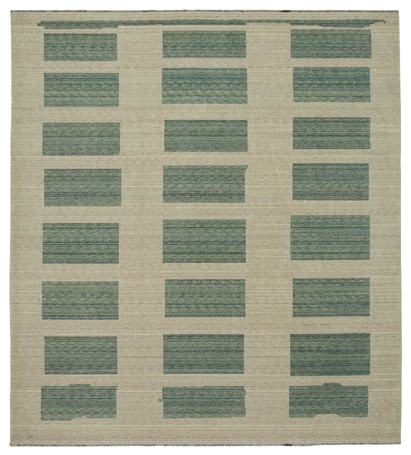 9x10 Beige Oriental Oushak Rug - 47788