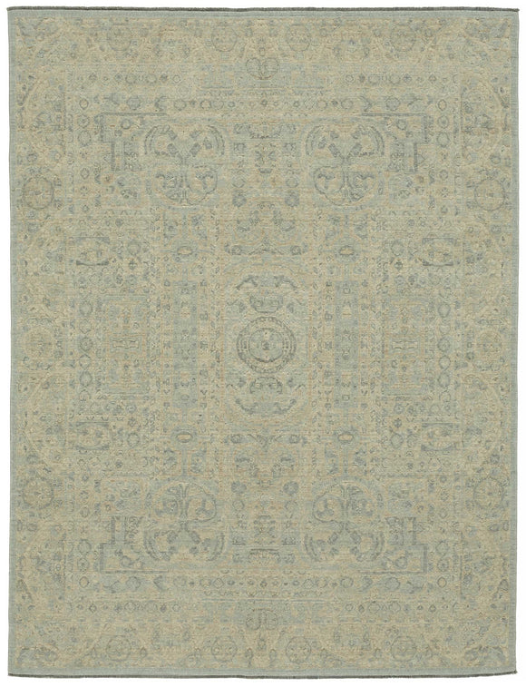 8x11 Beige Oriental Oushak Rug - 47796