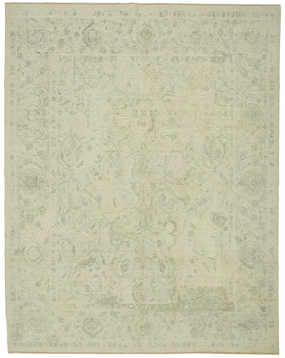 9x12 Beige Oriental Oushak Rug - 47799