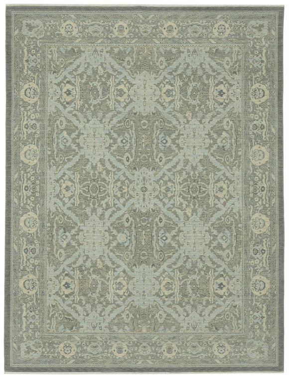 9x12 Grey Oriental Oushak Rug - 47809