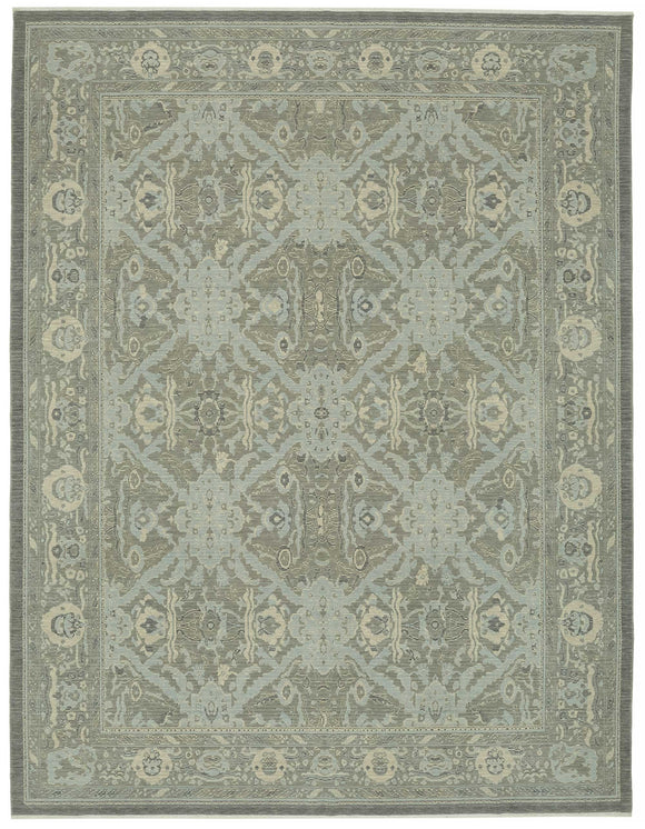 9x12 Grey Oriental Oushak Rug - 47812