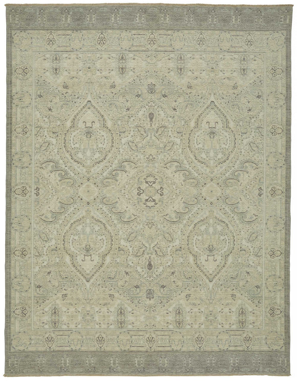 9x12 Beige Oriental Oushak Rug - 47818