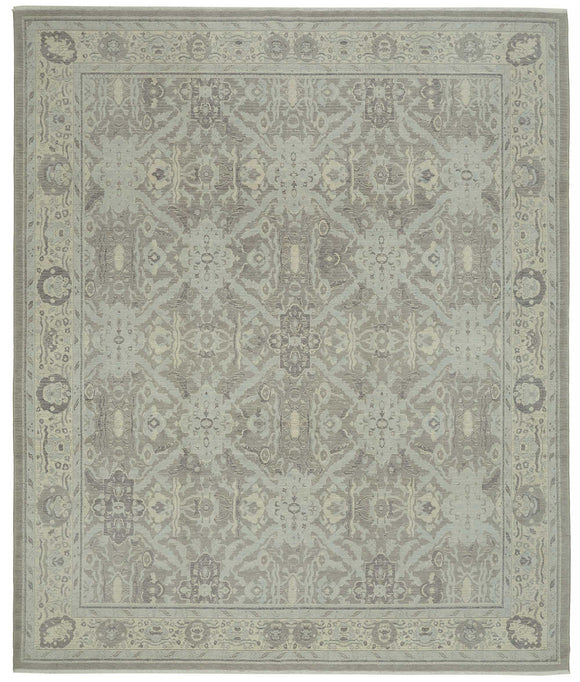 10x12 Grey Oriental Oushak Rug - 47819