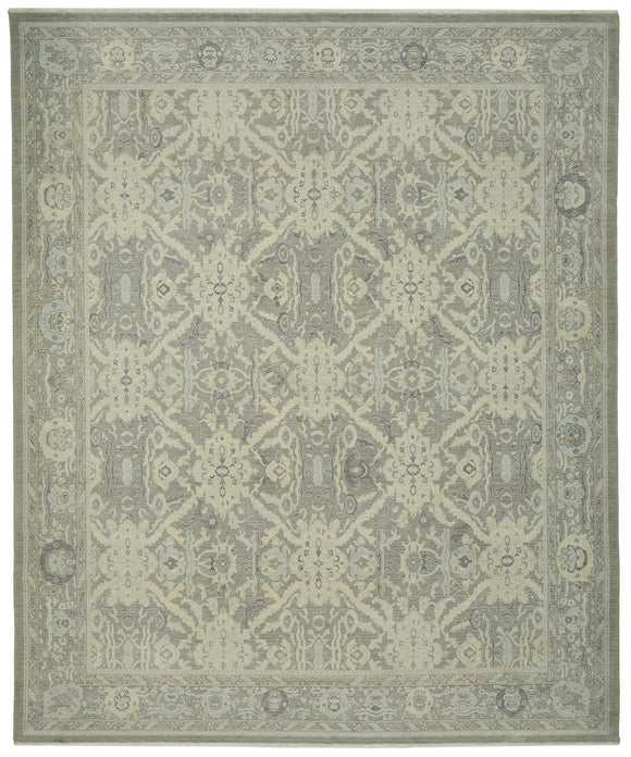 10x12 Grey Oriental Oushak Rug - 47823