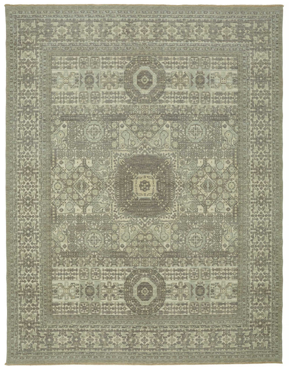 10x12 Grey Oriental Oushak Rug - 47824