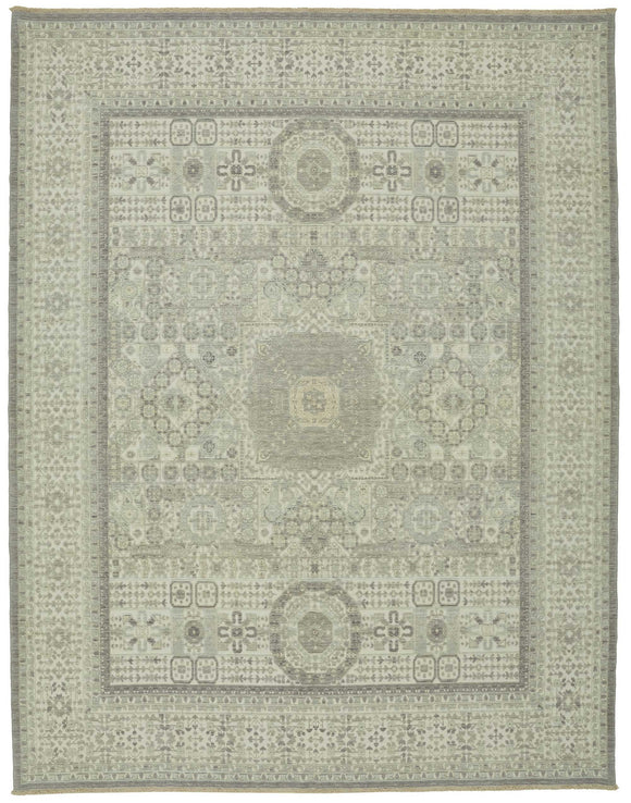 10x12 Grey Oriental Oushak Rug - 47832